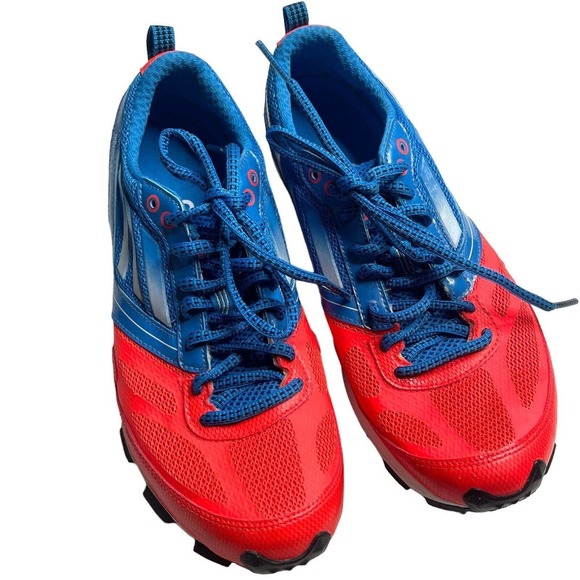 adidas Adizero XT 4 Athletic Trail Running Shoes Blue Orange, Size 6.5 - Picture 2 of 8